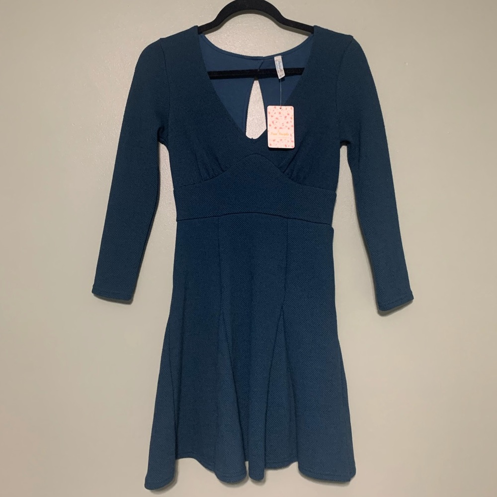 Mini Dress with Long Sleeves